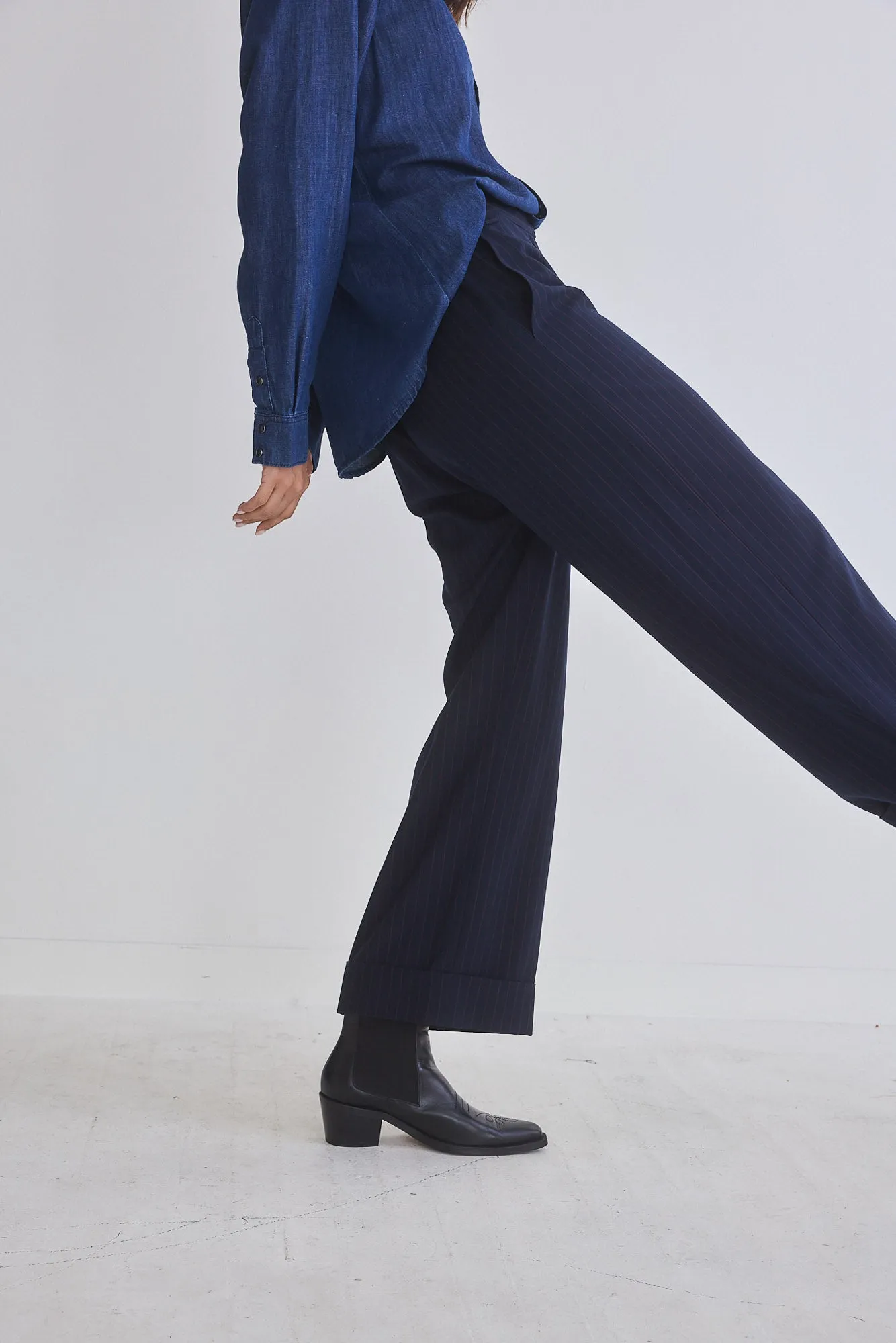 The Editor Wide Leg Trousers