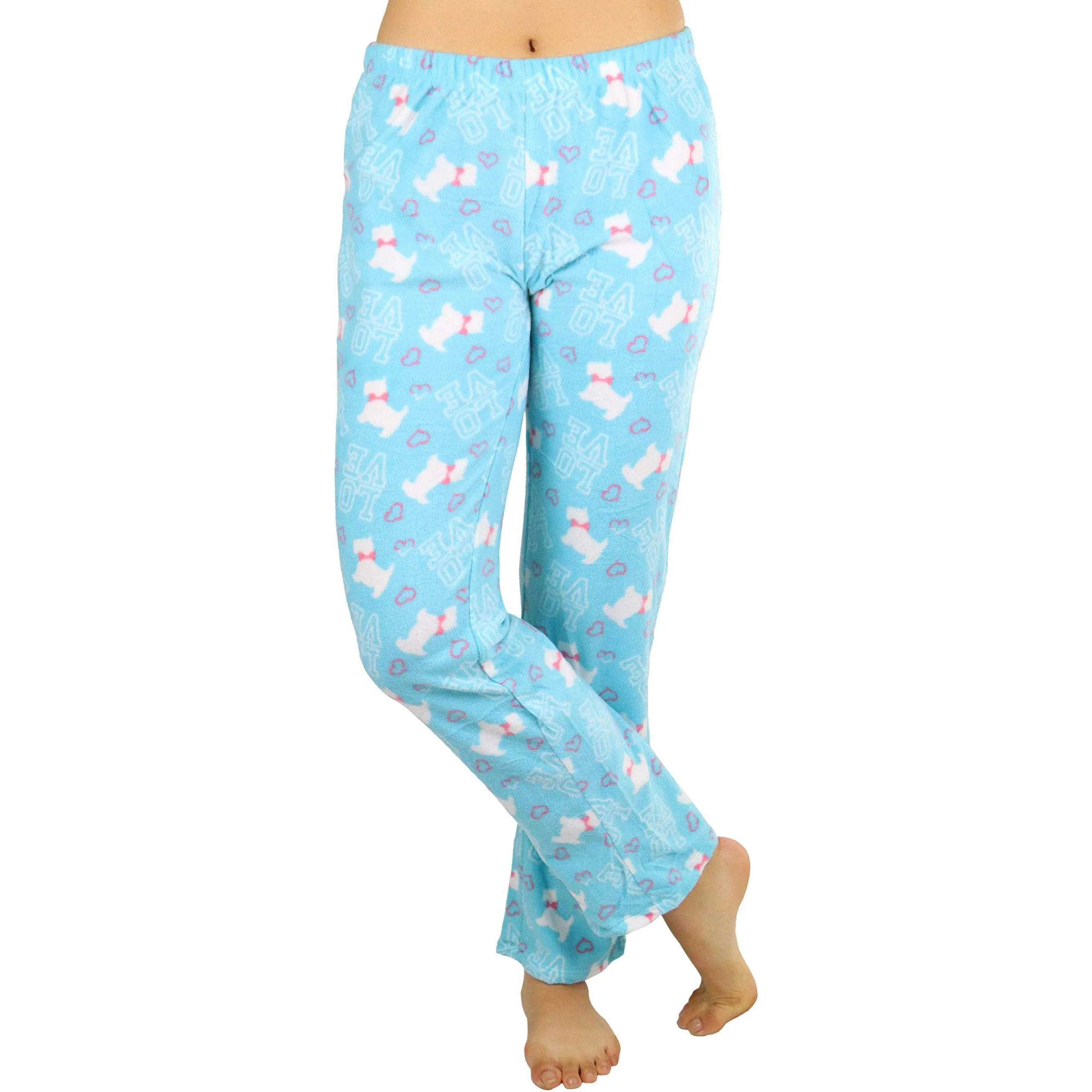 ToBeInStyle Women's Poly Fabric Ankle Length Pajama Bottoms