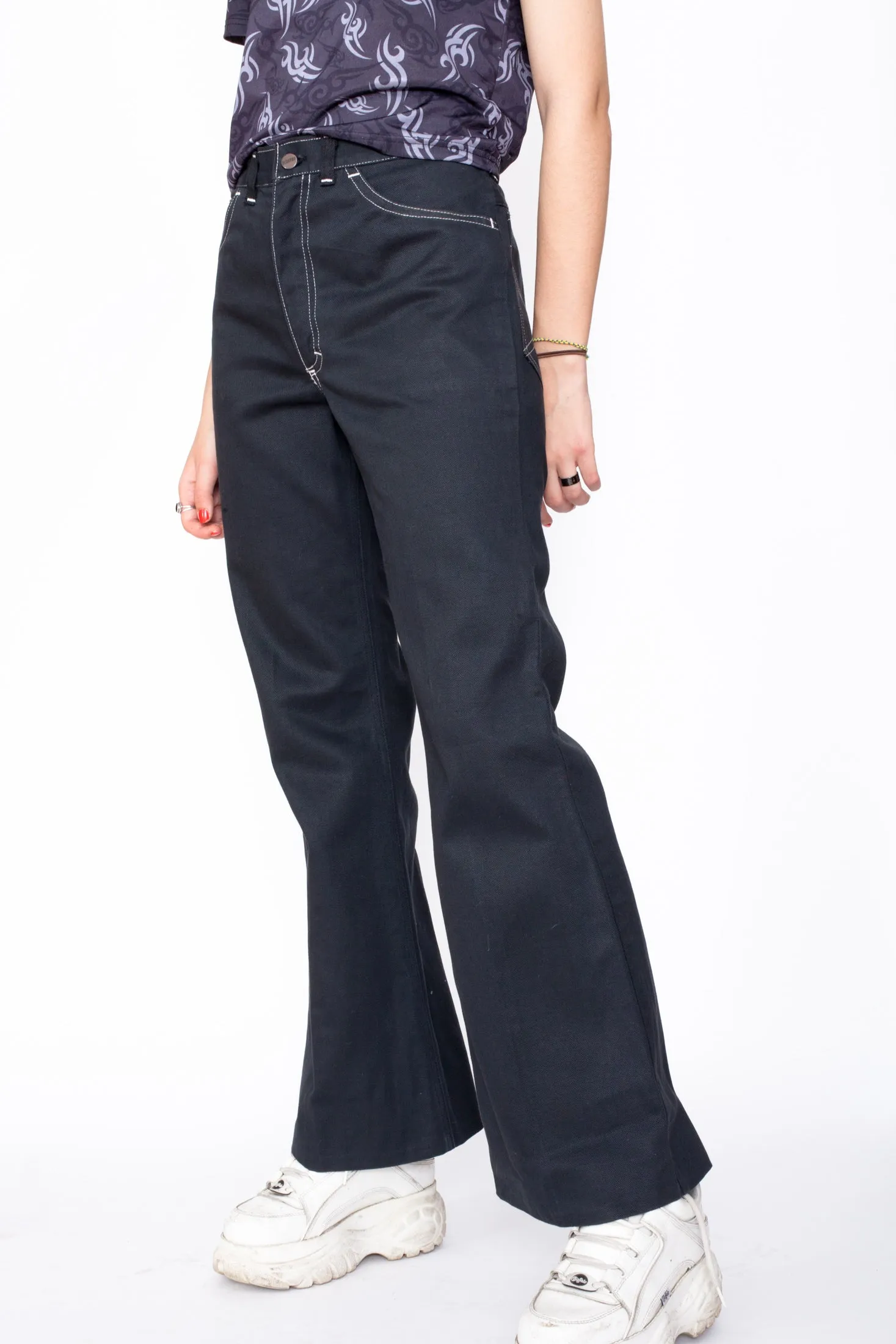 Vintage 90s High Waist Wide Leg Trousers