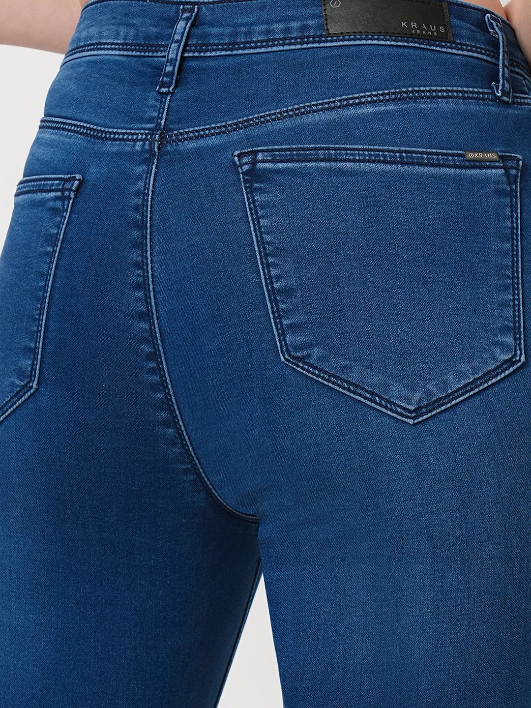 Women Blue High-Rise Skinny Jeans