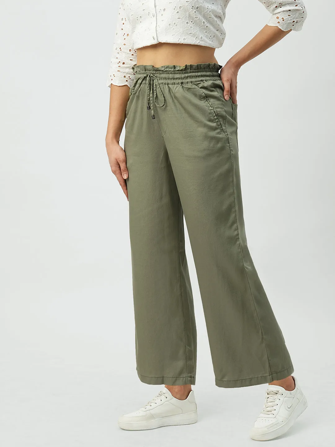 Women High-Rise Comfort Fit Culottes