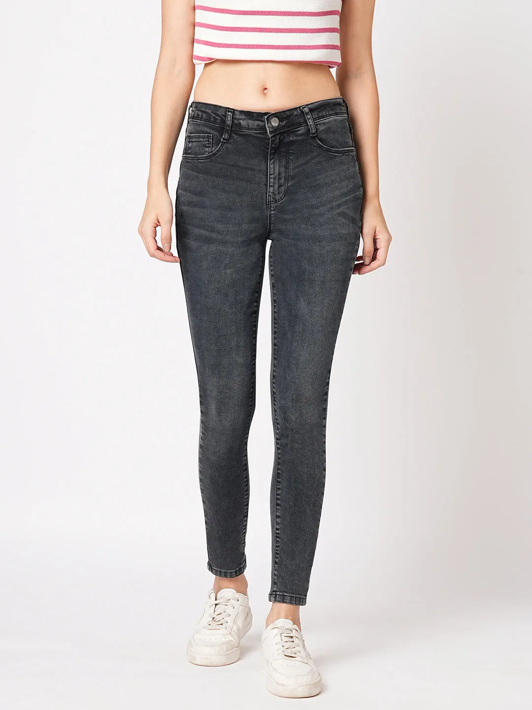 Women High-Rise Skinny Fit Jeans