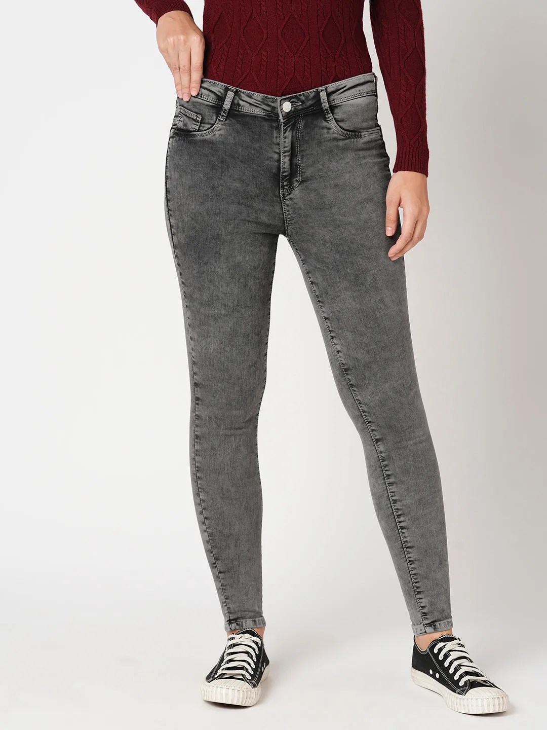 Women High-Rise Skinny Fit Jeans