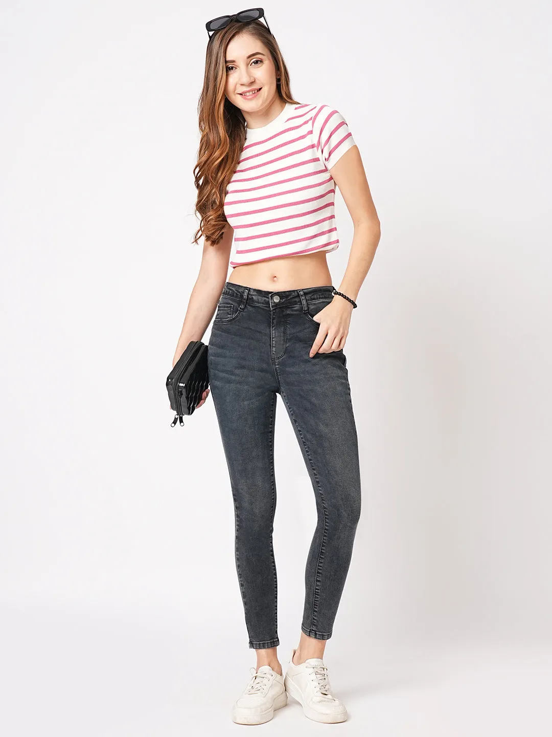 Women High-Rise Skinny Fit Jeans