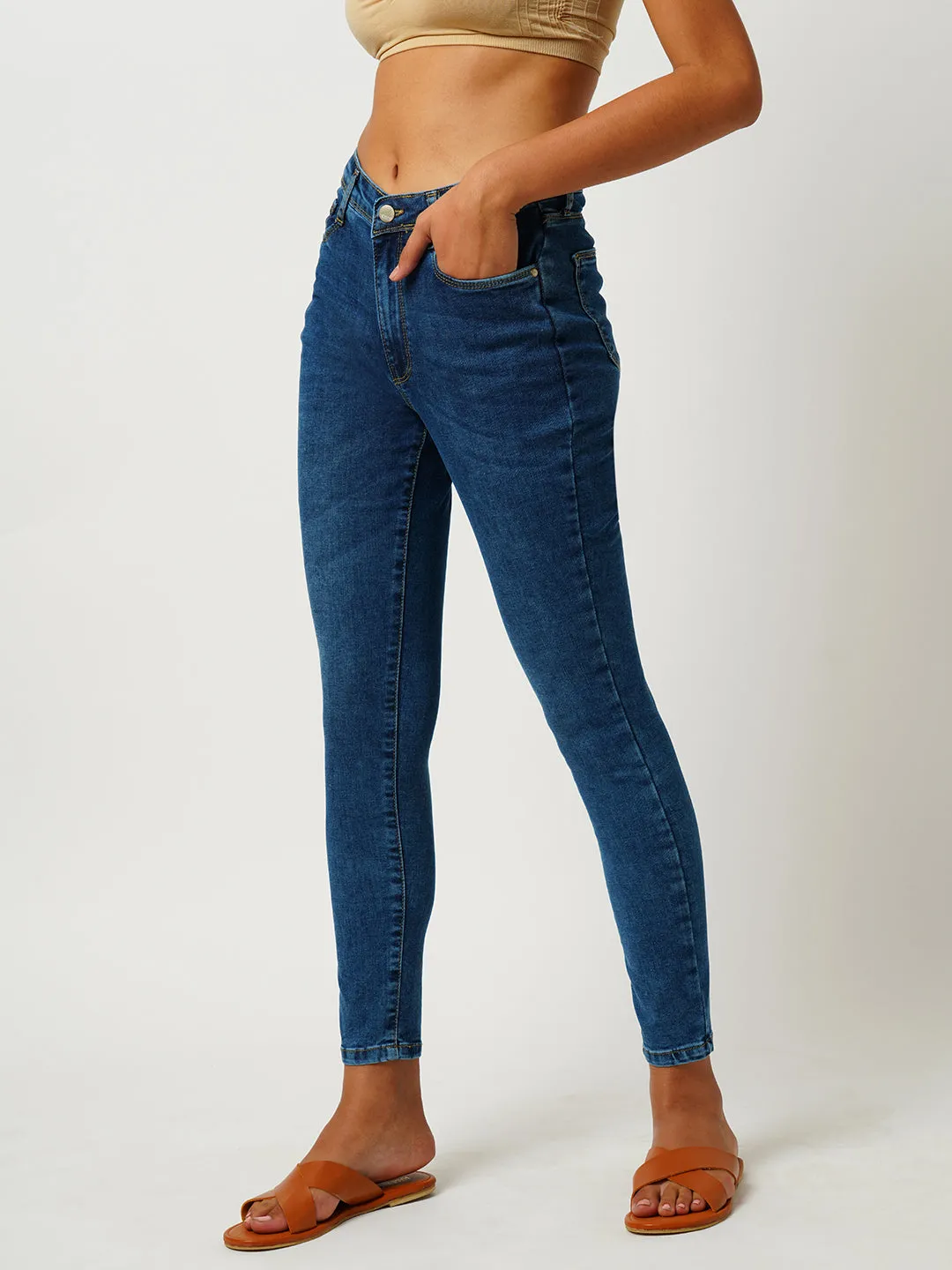 Women High-Rise Skinny Jeans