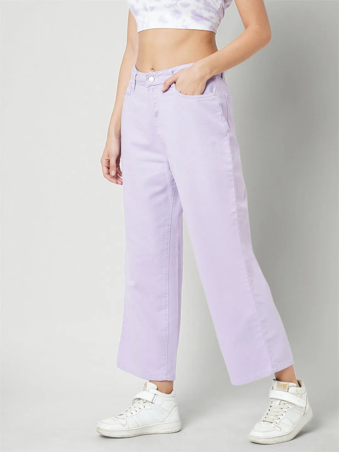 Women High-Rise Wide Leg Jeans