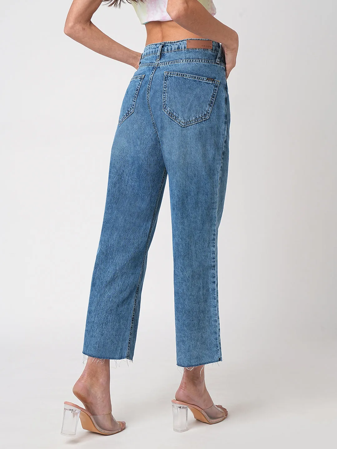 Women High-Rise Wide Leg Jeans