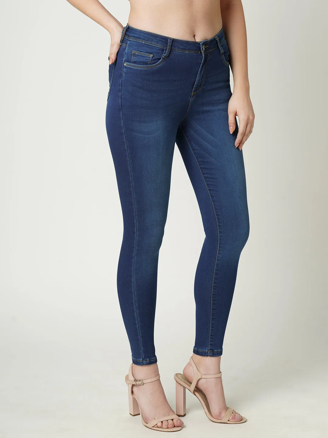 Women Mid-Rise Skinny Fit Jeans