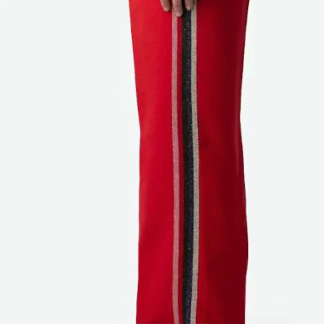 Zadig & Voltaire Pomy Crepe Trousers - Crimson