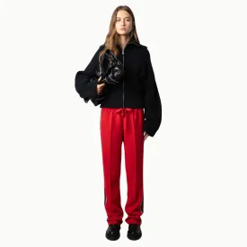 Zadig & Voltaire Pomy Crepe Trousers - Crimson