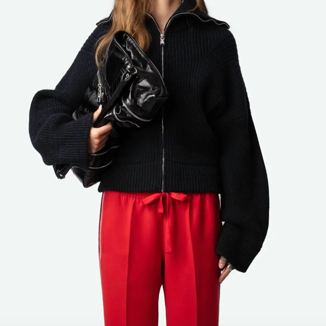 Zadig & Voltaire Pomy Crepe Trousers - Crimson