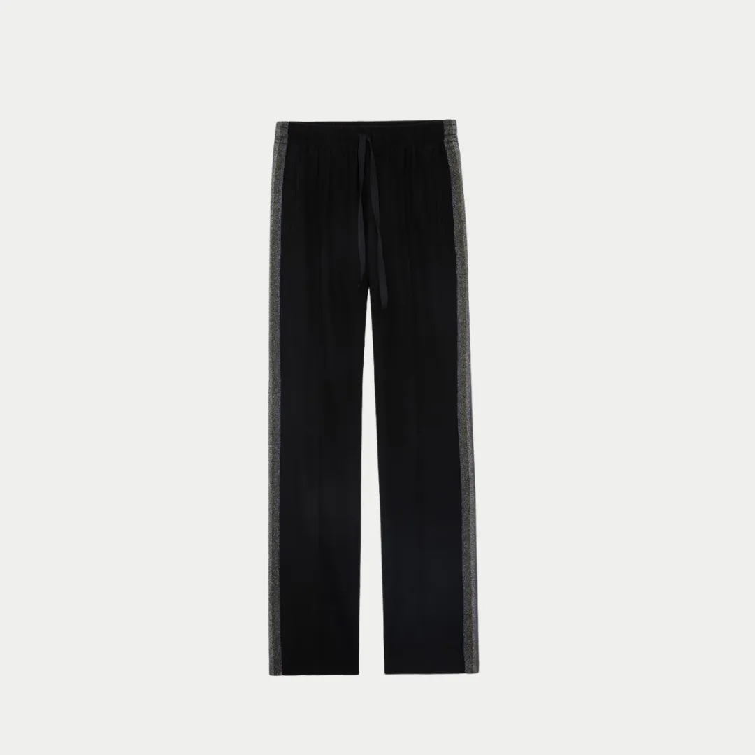 Zadig & Voltaire Pomy Crepe Trousers - Noir